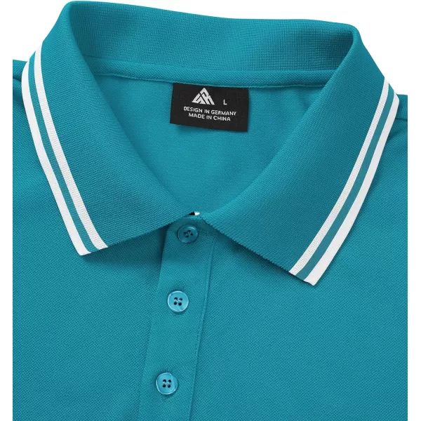 GEEK LIGHTING Polo Shirts for Men Short Sleeve Summer Causal Collared Golf Tennis T-Shirt