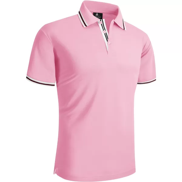 GEEK LIGHTING Polo Shirts for Men Short Sleeve Summer Causal Collared Golf Tennis T-Shirt