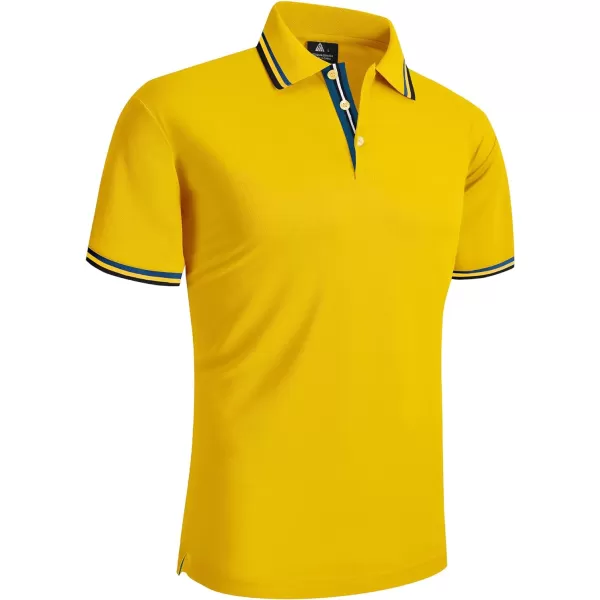 GEEK LIGHTING Polo Shirts for Men Short Sleeve Summer Causal Collared Golf Tennis T-Shirt