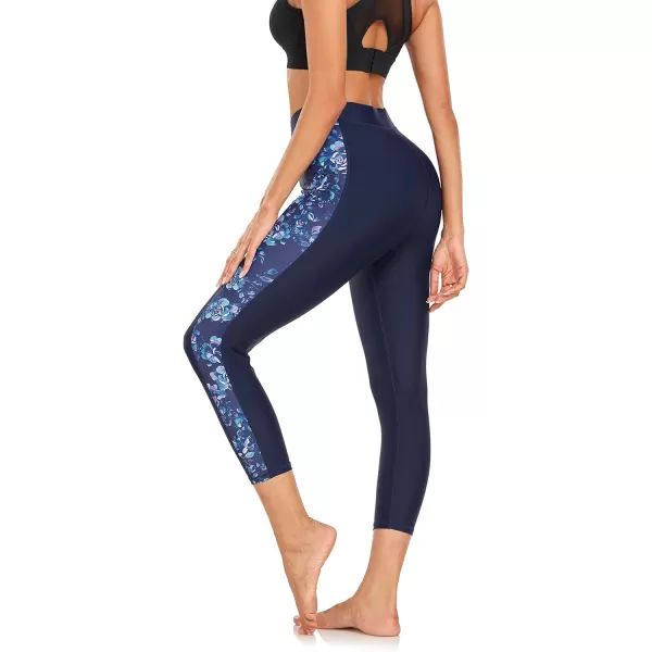 GEEK LIGHTING Swim Pants for Women Long Swimming Leggings SPF Swim Tights Rash Guard Water Wetsuit Dive Kayaking Pants