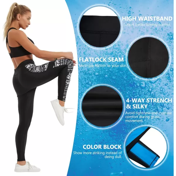 GEEK LIGHTING Swim Pants for Women Long Swimming Leggings SPF Swim Tights Rash Guard Water Wetsuit Dive Kayaking Pants