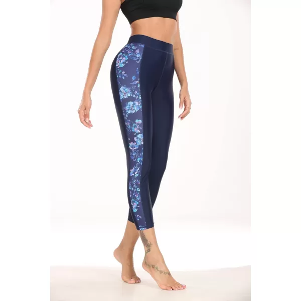GEEK LIGHTING Swim Pants for Women Long Swimming Leggings SPF Swim Tights Rash Guard Water Wetsuit Dive Kayaking Pants