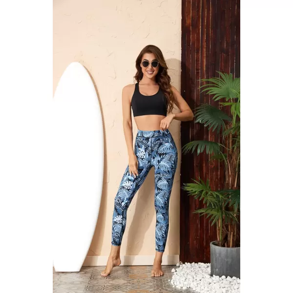 GEEK LIGHTING Swim Pants for Women Long Swimming Leggings SPF Swim Tights Rash Guard Water Wetsuit Dive Kayaking Pants
