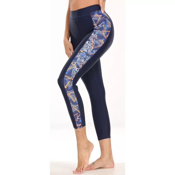 GEEK LIGHTING Swim Pants for Women Long Swimming Leggings SPF Swim Tights Rash Guard Water Wetsuit Dive Kayaking Pants