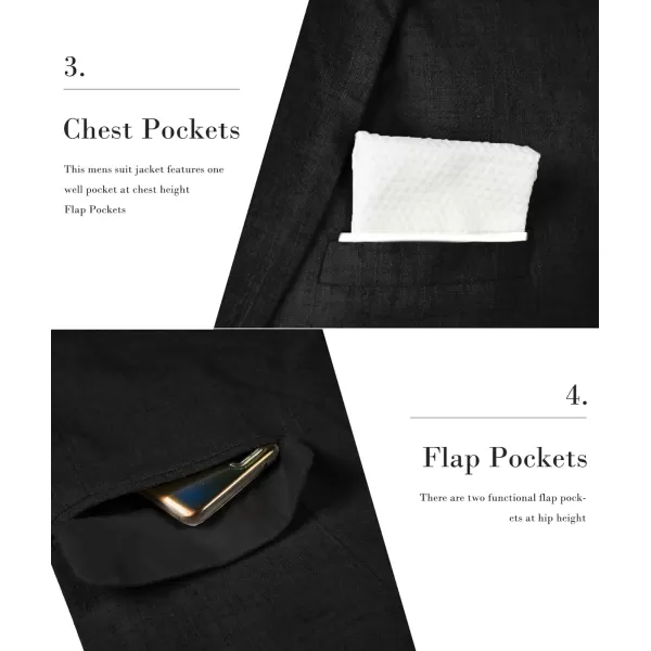 Mens Casual Blazer Suit Jackets Slim Fit Linen Business Sport Coat