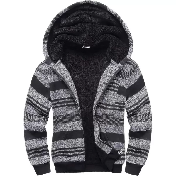 GEEK LIGHTING Boys Sherpa Lined Hoodie Kids Fleece Sweatshirt Full Zip Hooded Jacket