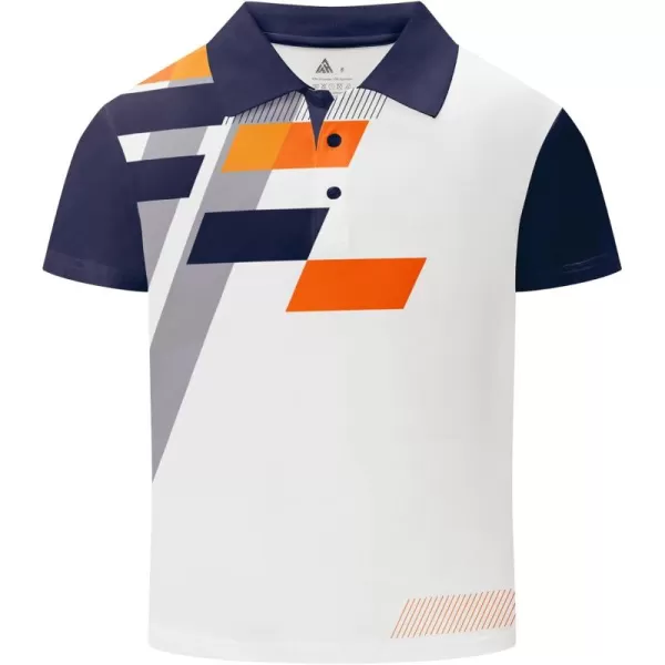 GEEK LIGHTING Boys' Short Sleeve Polo Shirts School Uniforms T-Shirt for Kids and Teens 6-16 Years