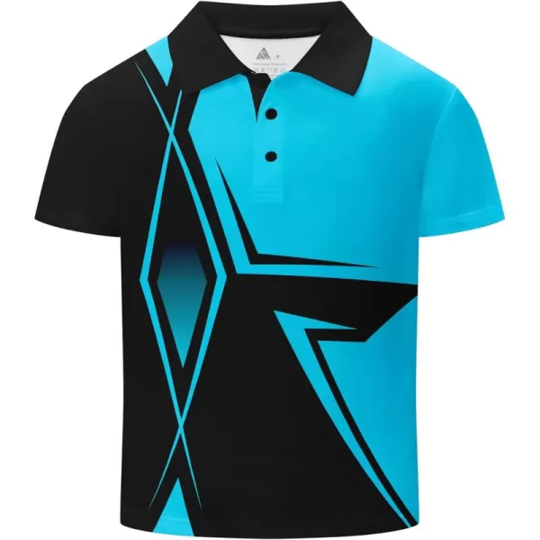 GEEK LIGHTING Boys' Short Sleeve Polo Shirts School Uniforms T-Shirt for Kids and Teens 6-16 Years