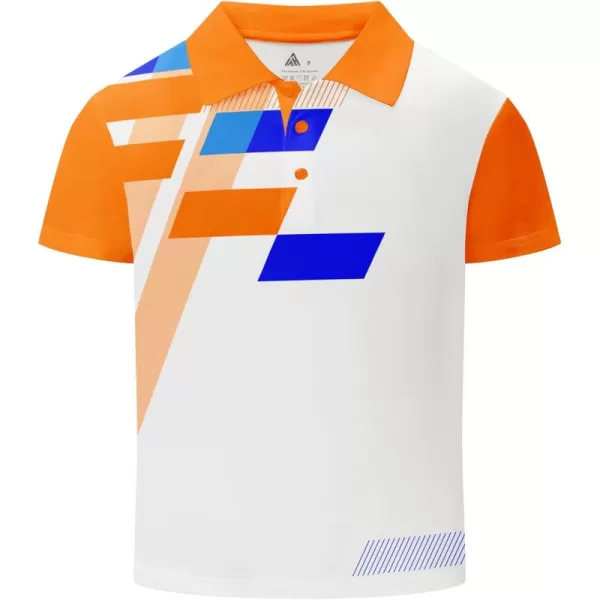 GEEK LIGHTING Boys' Short Sleeve Polo Shirts School Uniforms T-Shirt for Kids and Teens 6-16 Years