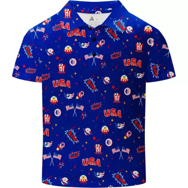 GEEK LIGHTING Boys' Short Sleeve Polo Shirts School Uniforms T-Shirt for Kids and Teens 6-16 Years