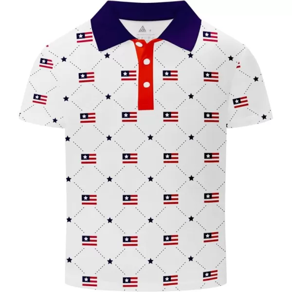 GEEK LIGHTING Boys' Short Sleeve Polo Shirts School Uniforms T-Shirt for Kids and Teens 6-16 Years