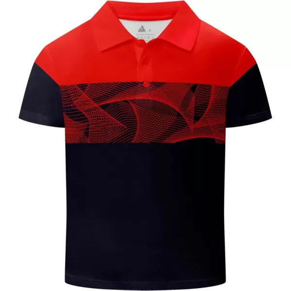 GEEK LIGHTING Boys' Short Sleeve Polo Shirts School Uniforms T-Shirt for Kids and Teens 6-16 Years