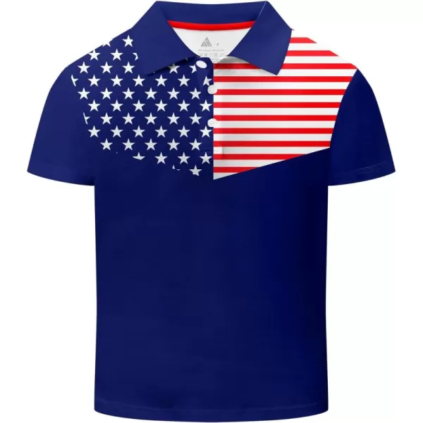 GEEK LIGHTING Boys' Short Sleeve Polo Shirts School Uniforms T-Shirt for Kids and Teens 6-16 Years