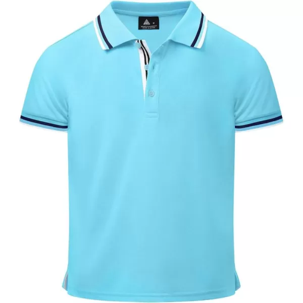 GEEK LIGHTING Boys' Short Sleeve Polo Shirts School Uniforms T-Shirt for Kids and Teens 6-16 Years