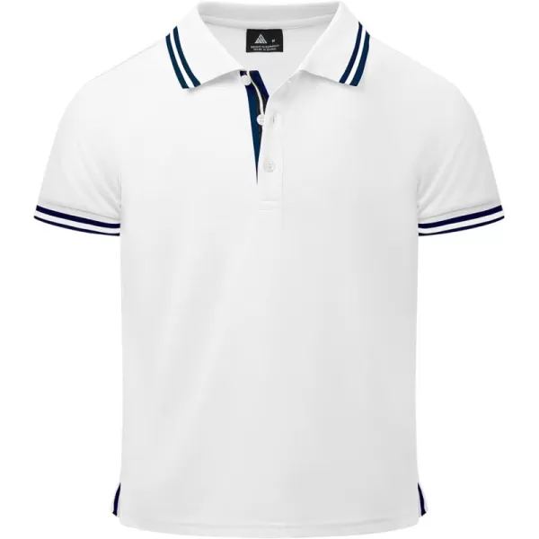 GEEK LIGHTING Boys' Short Sleeve Polo Shirts School Uniforms T-Shirt for Kids and Teens 6-16 Years
