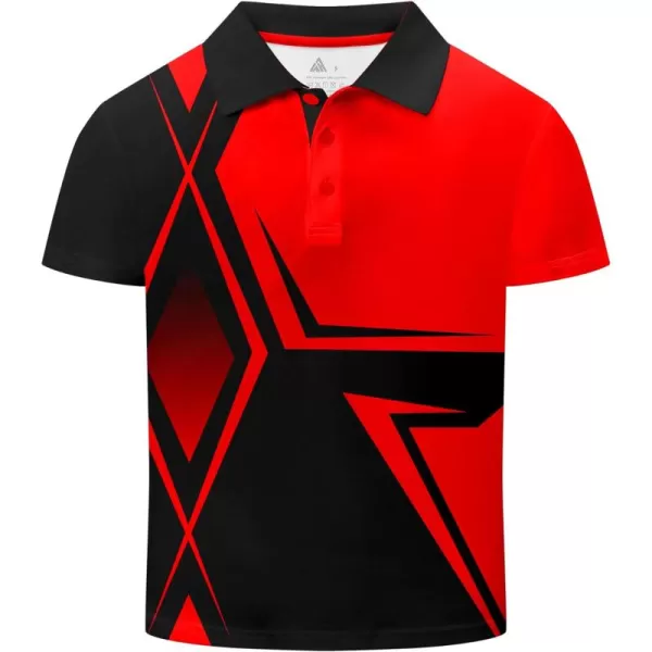 GEEK LIGHTING Boys' Short Sleeve Polo Shirts School Uniforms T-Shirt for Kids and Teens 6-16 Years