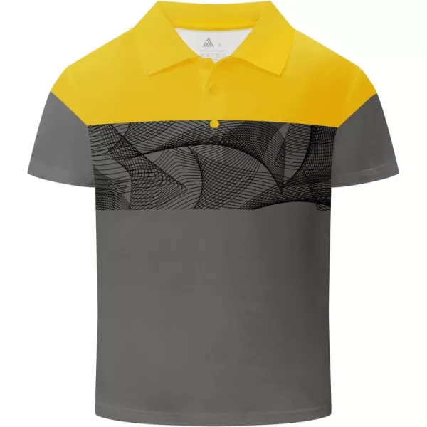 GEEK LIGHTING Boys' Short Sleeve Polo Shirts School Uniforms T-Shirt for Kids and Teens 6-16 Years