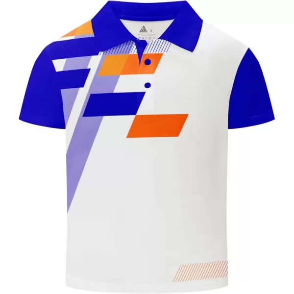 GEEK LIGHTING Boys' Short Sleeve Polo Shirts School Uniforms T-Shirt for Kids and Teens 6-16 Years