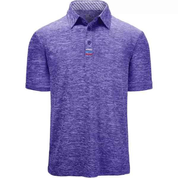 GEEK LIGHTING Golf Shirts for Men Short Sleeve Moisture Wicking Shirts Summer Casual Tops