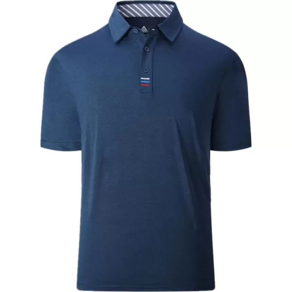 GEEK LIGHTING Golf Shirts for Men Short Sleeve Moisture Wicking Shirts Summer Casual Tops