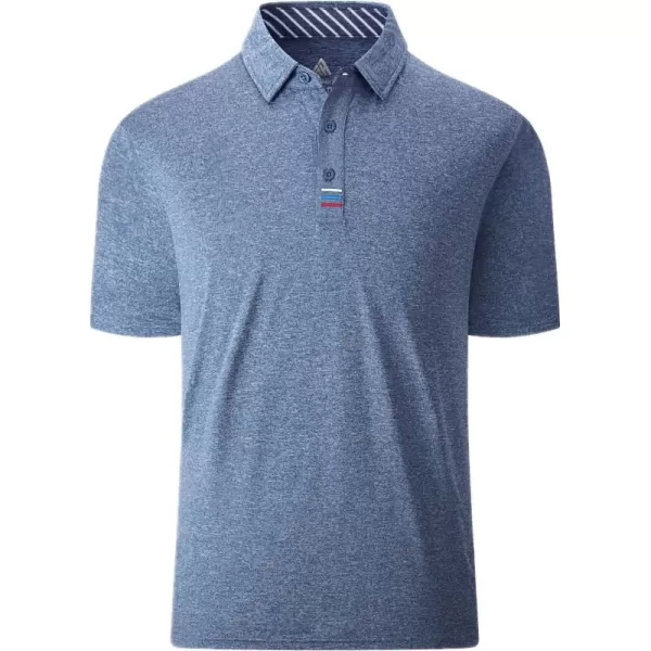 GEEK LIGHTING Golf Shirts for Men Short Sleeve Moisture Wicking Shirts Summer Casual Tops