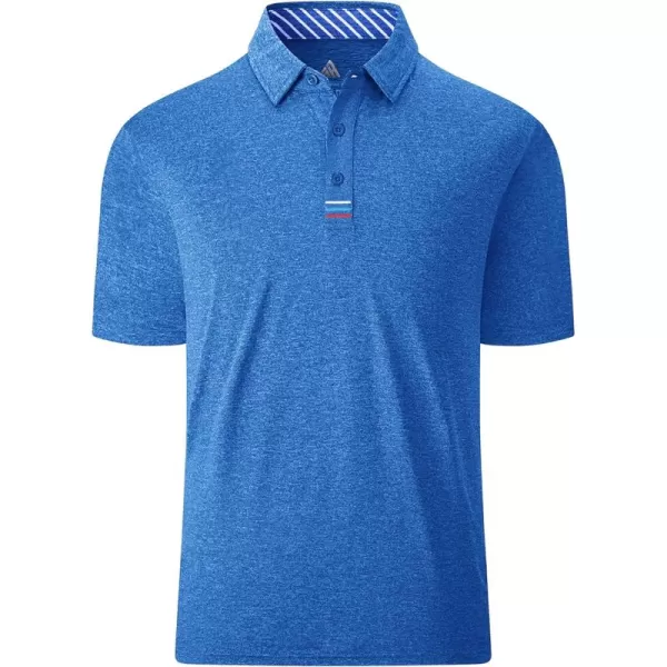 GEEK LIGHTING Golf Shirts for Men Short Sleeve Moisture Wicking Shirts Summer Casual Tops