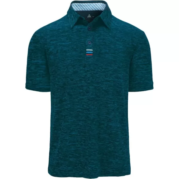 GEEK LIGHTING Golf Shirts for Men Short Sleeve Moisture Wicking Shirts Summer Casual Tops