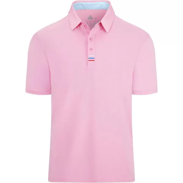 GEEK LIGHTING Golf Shirts for Men Short Sleeve Moisture Wicking Shirts Summer Casual Tops