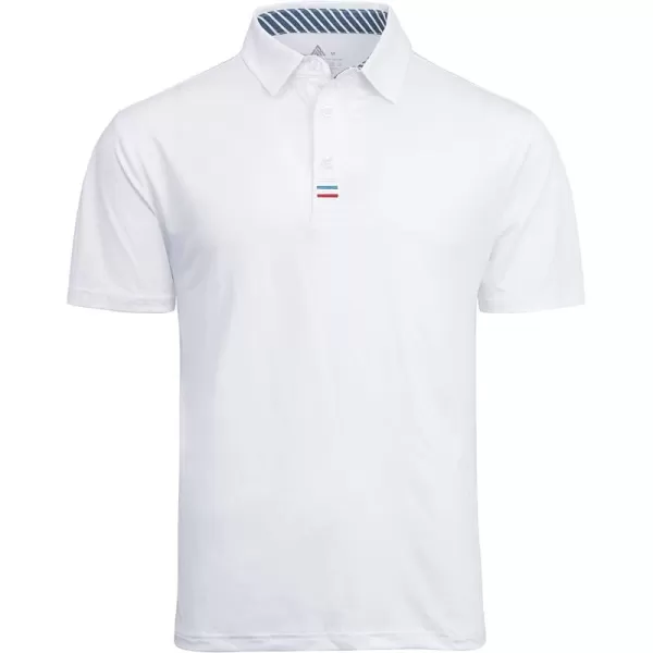 GEEK LIGHTING Golf Shirts for Men Short Sleeve Moisture Wicking Shirts Summer Casual Tops