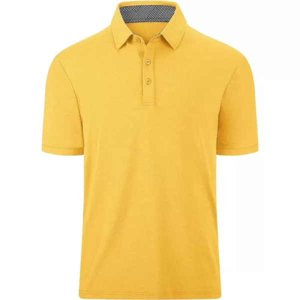 GEEK LIGHTING Golf Shirts for Men Short Sleeve Moisture Wicking Shirts Summer Casual Tops