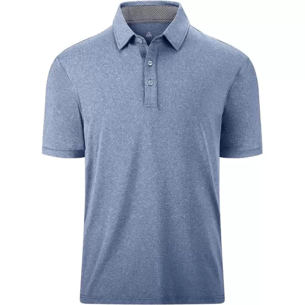 GEEK LIGHTING Golf Shirts for Men Short Sleeve Moisture Wicking Shirts Summer Casual Tops