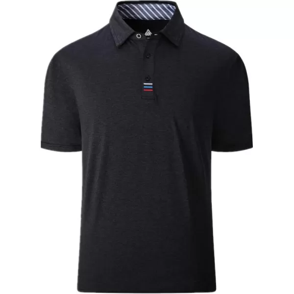 GEEK LIGHTING Golf Shirts for Men Short Sleeve Moisture Wicking Shirts Summer Casual Tops