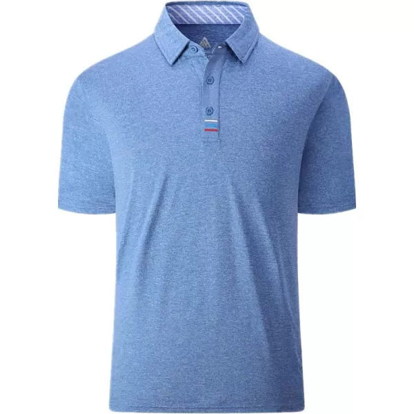 GEEK LIGHTING Golf Shirts for Men Short Sleeve Moisture Wicking Shirts Summer Casual Tops