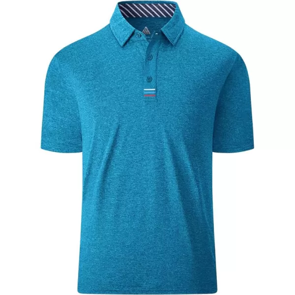 GEEK LIGHTING Golf Shirts for Men Short Sleeve Moisture Wicking Shirts Summer Casual Tops