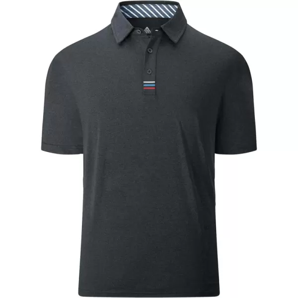 GEEK LIGHTING Golf Shirts for Men Short Sleeve Moisture Wicking Shirts Summer Casual Tops