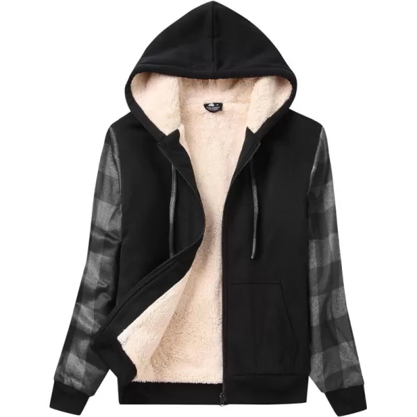 GEEK LIGHTING Hoodies for Women Sherpa Lined Winter Fleece Sweatshirt - Full Zip Up Thick