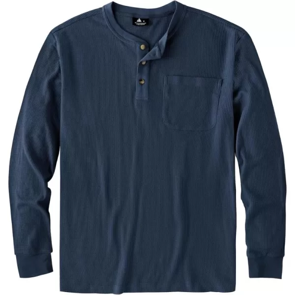 GEEK LIGHTING Men's Long Sleeve Henley Shirt Casual Button Basic T Shirts Regular Fit Neck Tee
