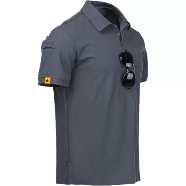 GEEK LIGHTING Mens Polo Shirt Sport Casual Short Sleeve Golf Tennis T-Shirt