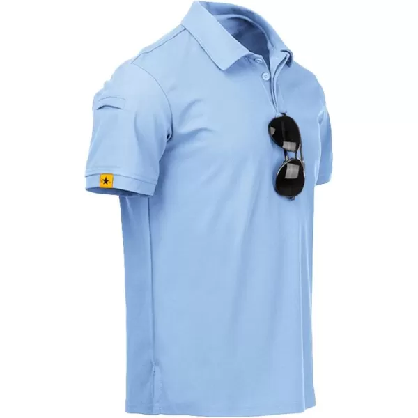 GEEK LIGHTING Mens Polo Shirt Sport Casual Short Sleeve Golf Tennis T-Shirt
