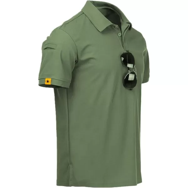 GEEK LIGHTING Mens Polo Shirt Sport Casual Short Sleeve Golf Tennis T-Shirt