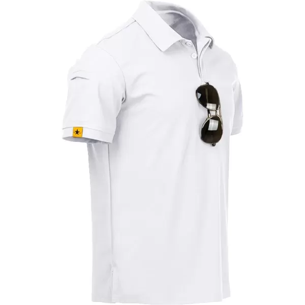 GEEK LIGHTING Mens Polo Shirt Sport Casual Short Sleeve Golf Tennis T-Shirt