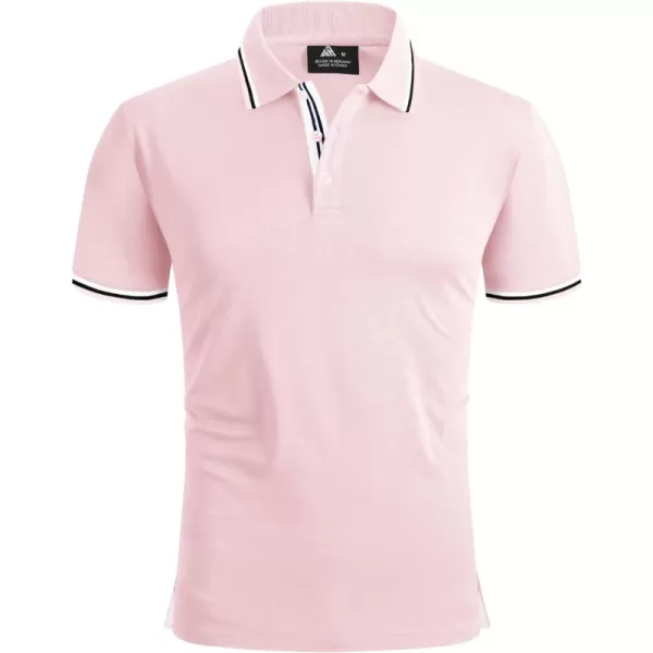 GEEK LIGHTING Polo Shirts for Men Short Sleeve Summer Causal Collared Golf Tennis T-Shirt