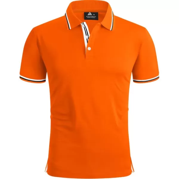 GEEK LIGHTING Polo Shirts for Men Short Sleeve Summer Causal Collared Golf Tennis T-Shirt