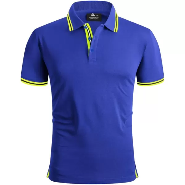 GEEK LIGHTING Polo Shirts for Men Short Sleeve Summer Causal Collared Golf Tennis T-Shirt