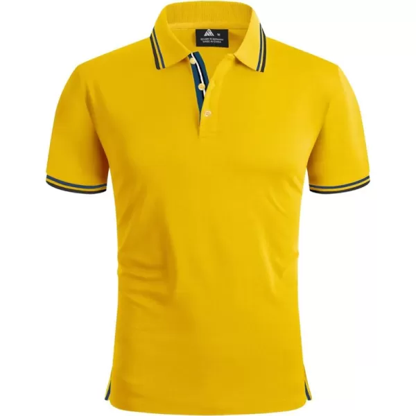 GEEK LIGHTING Polo Shirts for Men Short Sleeve Summer Causal Collared Golf Tennis T-Shirt