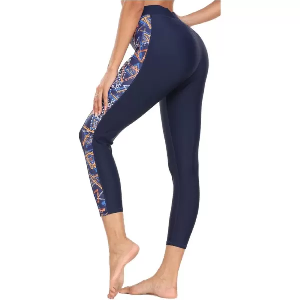 GEEK LIGHTING Swim Pants for Women Long Swimming Leggings SPF Swim Tights Rash Guard Water Wetsuit Dive Kayaking Pants