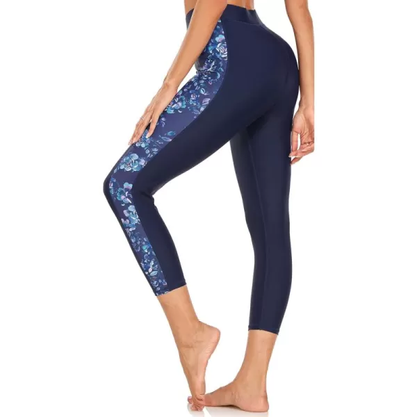 GEEK LIGHTING Swim Pants for Women Long Swimming Leggings SPF Swim Tights Rash Guard Water Wetsuit Dive Kayaking Pants