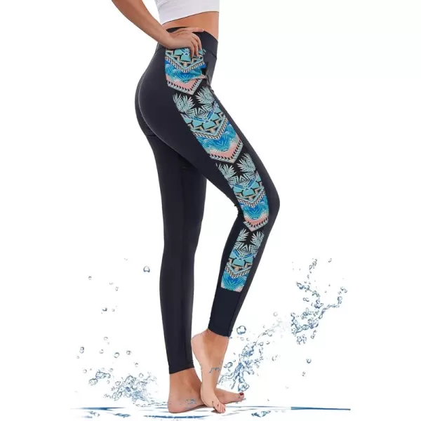 GEEK LIGHTING Swim Pants for Women Long Swimming Leggings SPF Swim Tights Rash Guard Water Wetsuit Dive Kayaking Pants