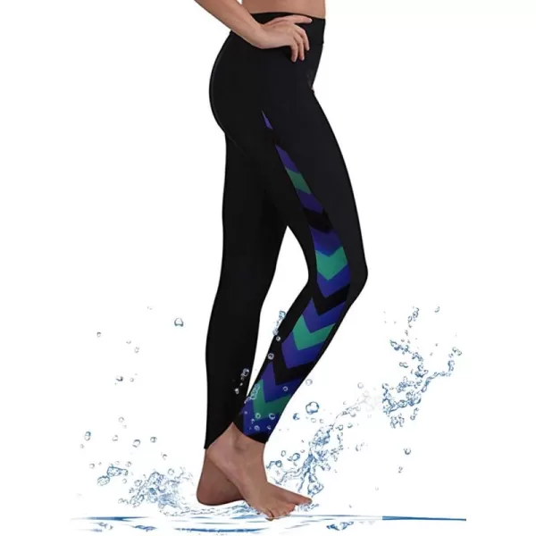 GEEK LIGHTING Swim Pants for Women Long Swimming Leggings SPF Swim Tights Rash Guard Water Wetsuit Dive Kayaking Pants
