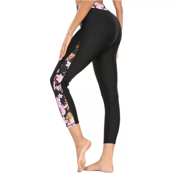 GEEK LIGHTING Swim Pants for Women Long Swimming Leggings SPF Swim Tights Rash Guard Water Wetsuit Dive Kayaking Pants